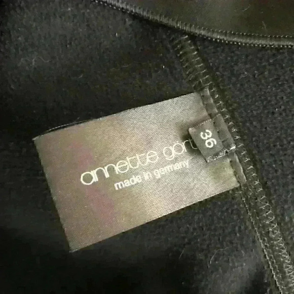 Annette Gortz Designer Relaxed Fit Soft Shell Vest Black Size  36 - Picture 13 of 14